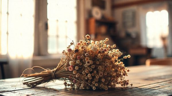 Découvrez l'univers enchanteur des bouquets de fleurs séchées personnalisés à l'atelier de lily